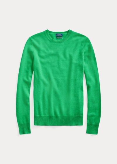 Sueter Polo Ralph Lauren Mujer Verdes - Washable Cashmere - HXPCU6541